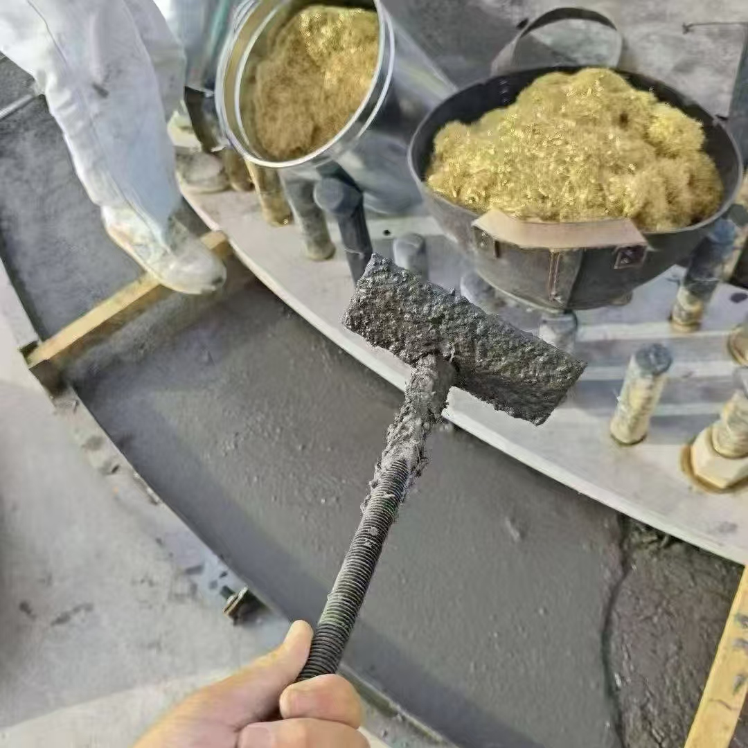 博兴C120钢纤维高强无收灌浆料 轧机压缩机汽轮机发电机锻压设备底座灌浆材料